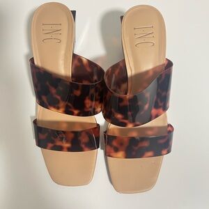 INC International Concepts Women's Brown Tortoise Sandals
